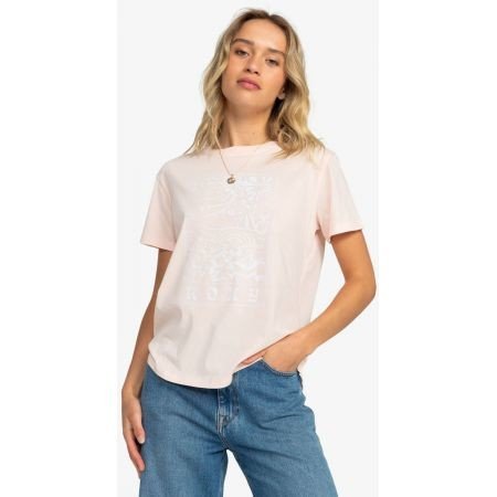 Triko Roxy The Beach Sand - Růžová - M