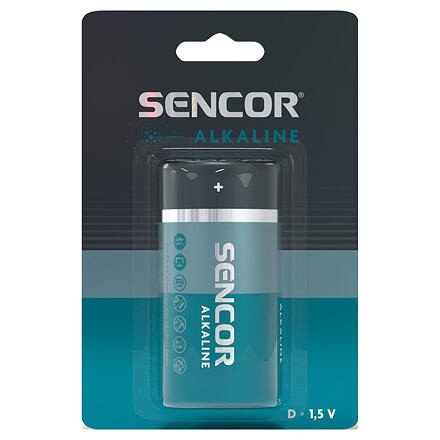Sencor baterie SBA LR20 1BP D Alkaline