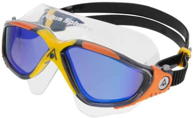 Plavecké brýle Aqua Sphere Vista Titan Mirror Modro/oranžová