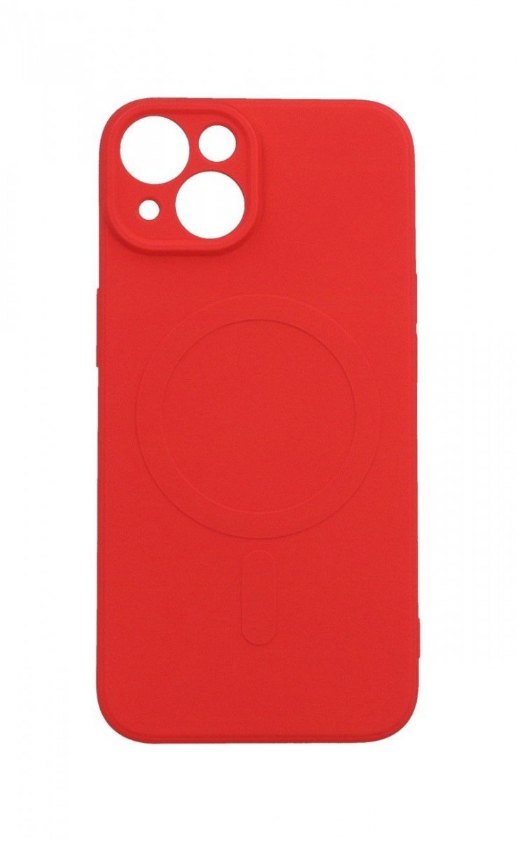 Kryt TopQ iPhone 15 s MagSafe červený 99967