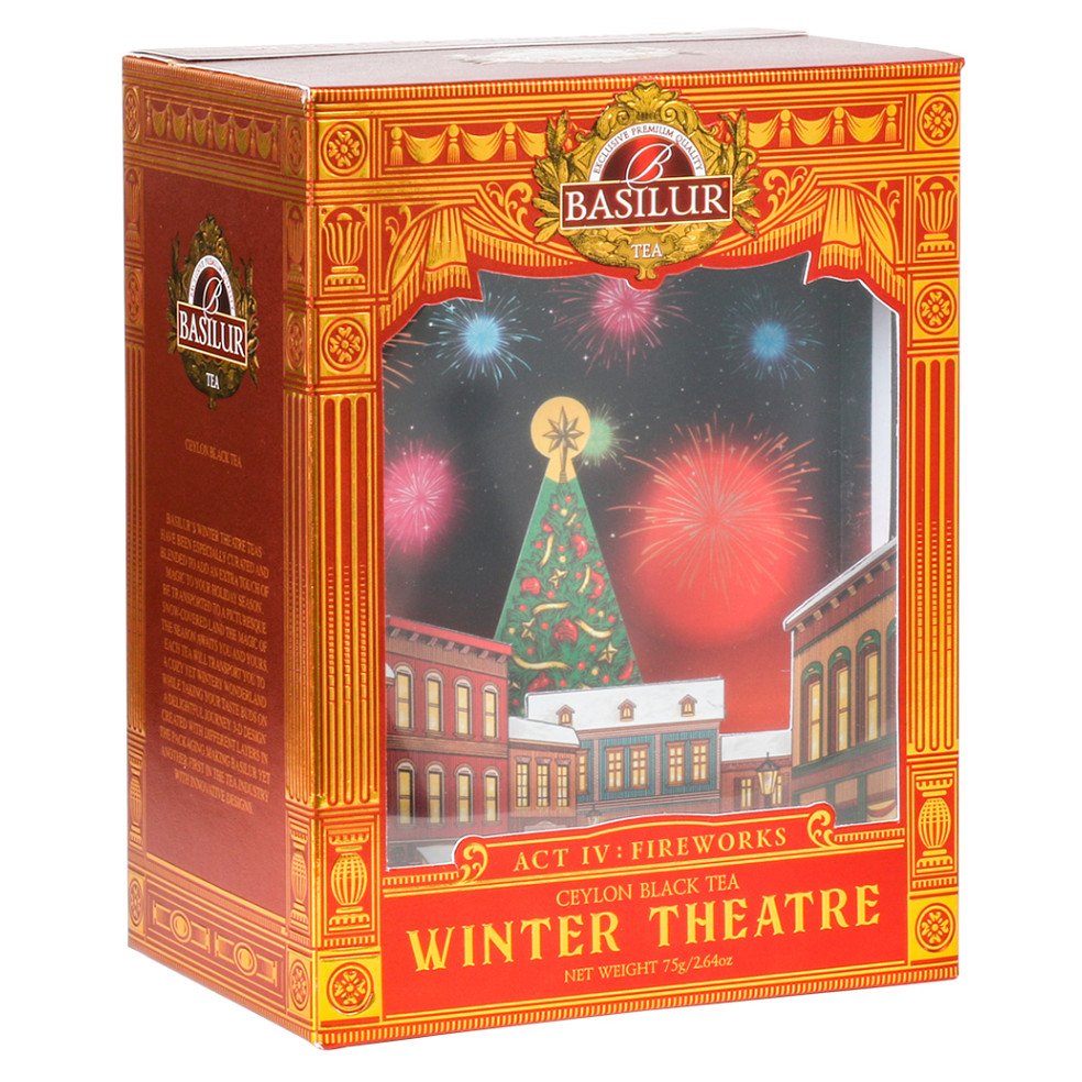 BASILUR Winter theatre act IV. fireworks černý čaj 75 g