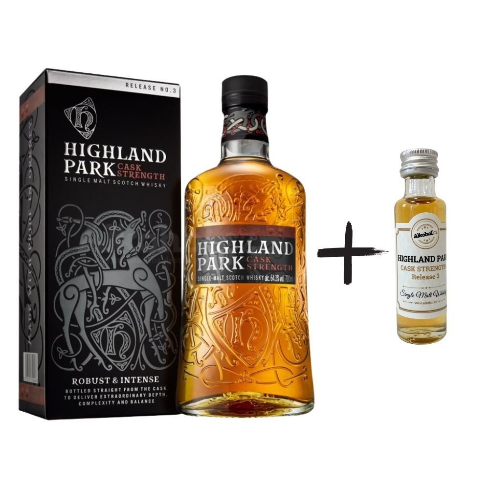 Highland Park Cask Strength 0,7l 64,1% + miniatura
