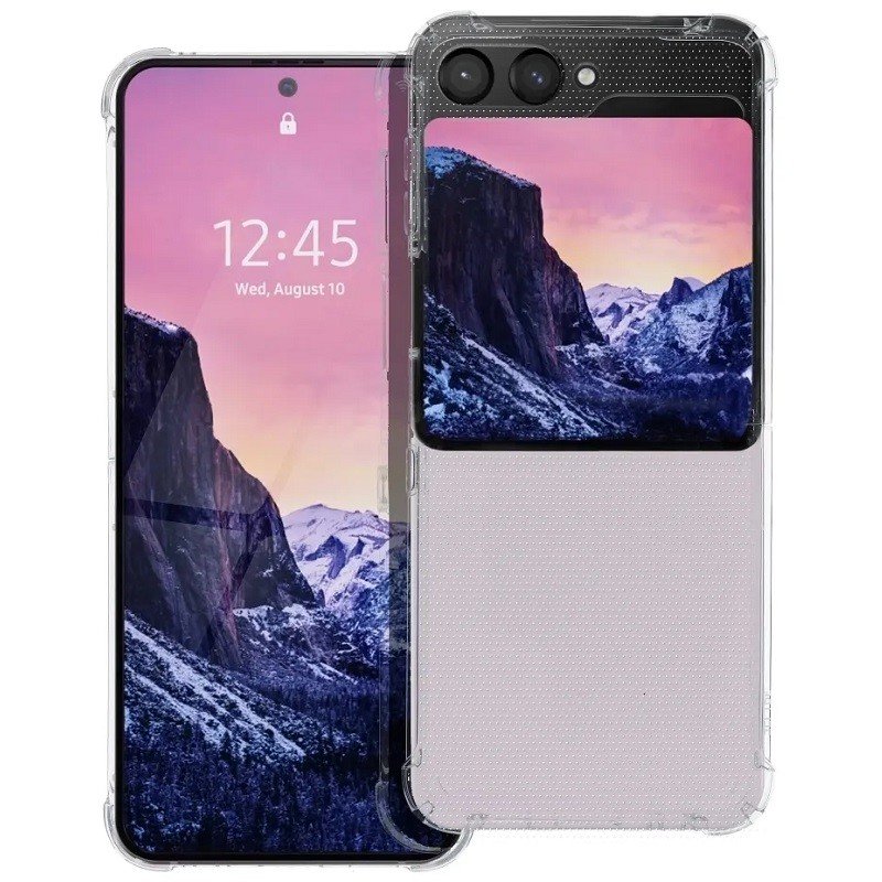 Pouzdro silikon Samsung F731 Galaxy Z Flip 5 transparentní