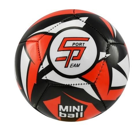Fotbalový míč miniball SPORTTEAM, černo-červený
