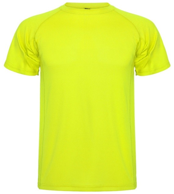 Sportovní tričko Roly Montecarlo - žluté svítící, S