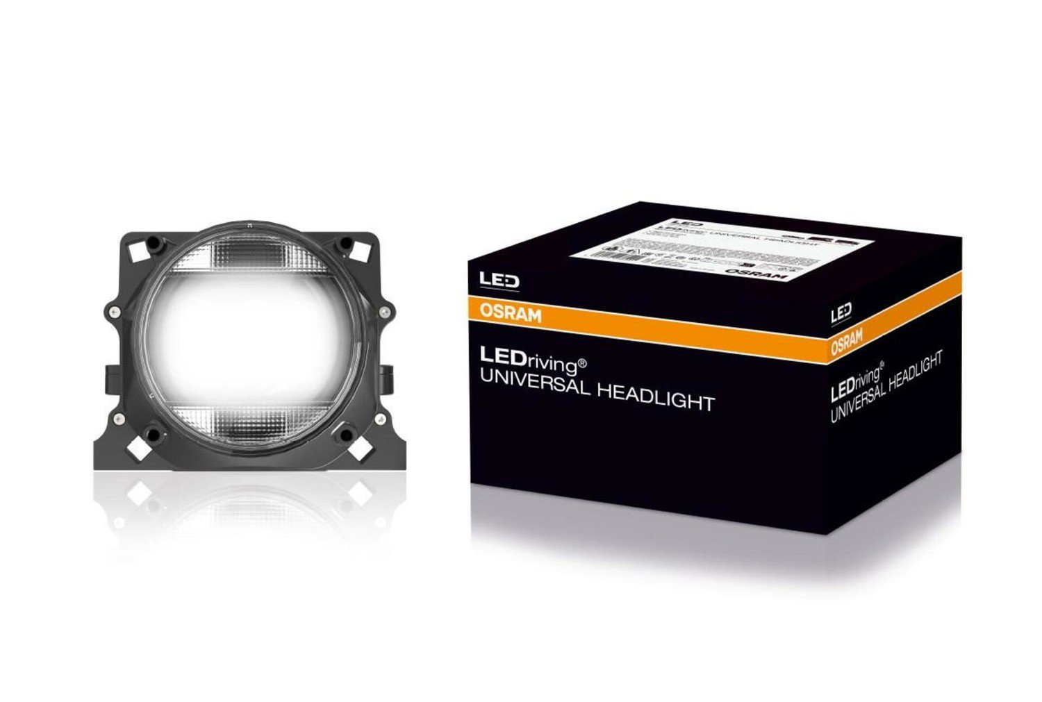 OSRAM LEDriving® 12/24V Universal Headlight 5400-6500K RHD Model 104 LEDUHL104