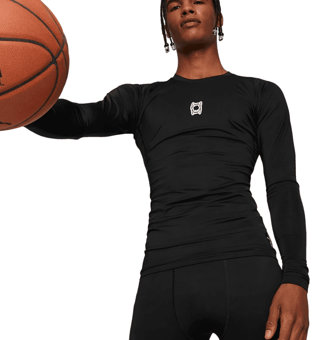 Triko s dlouhým rukávem Puma Hoops Team LS Top Baselayer
