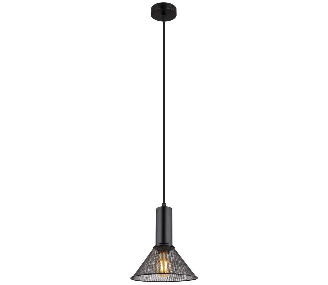 Globo Globo 15648H1 - Lustr na lanku JEDD 1xE27/60W/230V černá