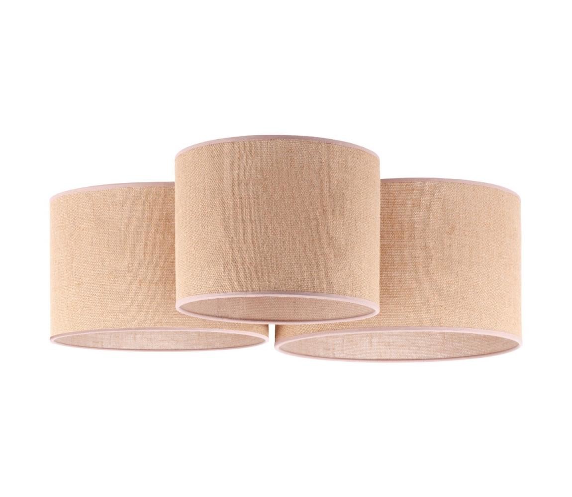 Stropní svítidlo ROLLER TRIO 3xE27/60W/230V béžová