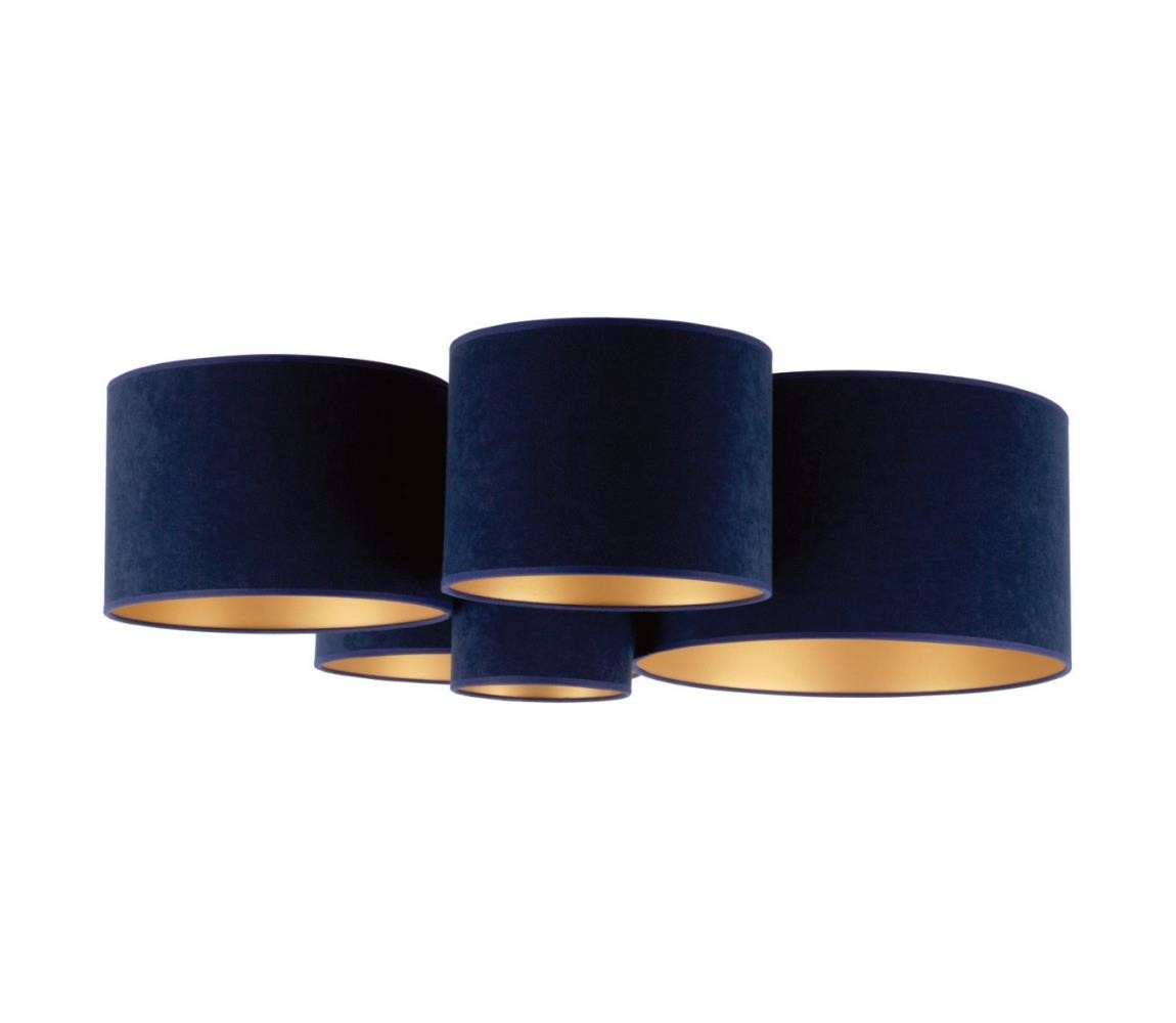 Stropní svítidlo ROLLER PENTO 5xE27/60W/230V modrá