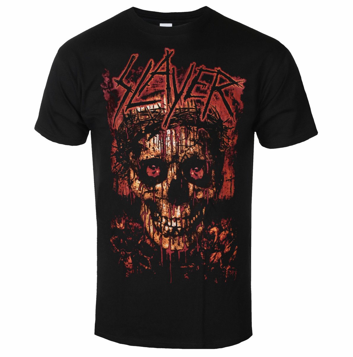 Tričko metal pánské Slayer - Crowned Skull - ROCK OFF - SLAYTEE11MB S