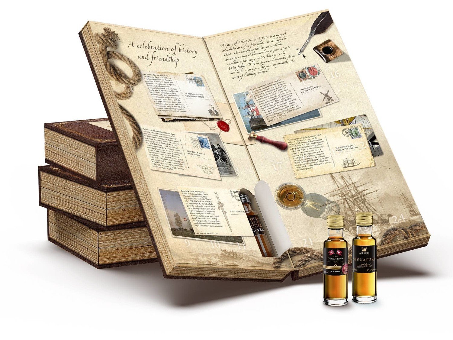 A.H. Riise A.H.Riise Adventní rumový kalendář ed. 2023 24x 0,02l