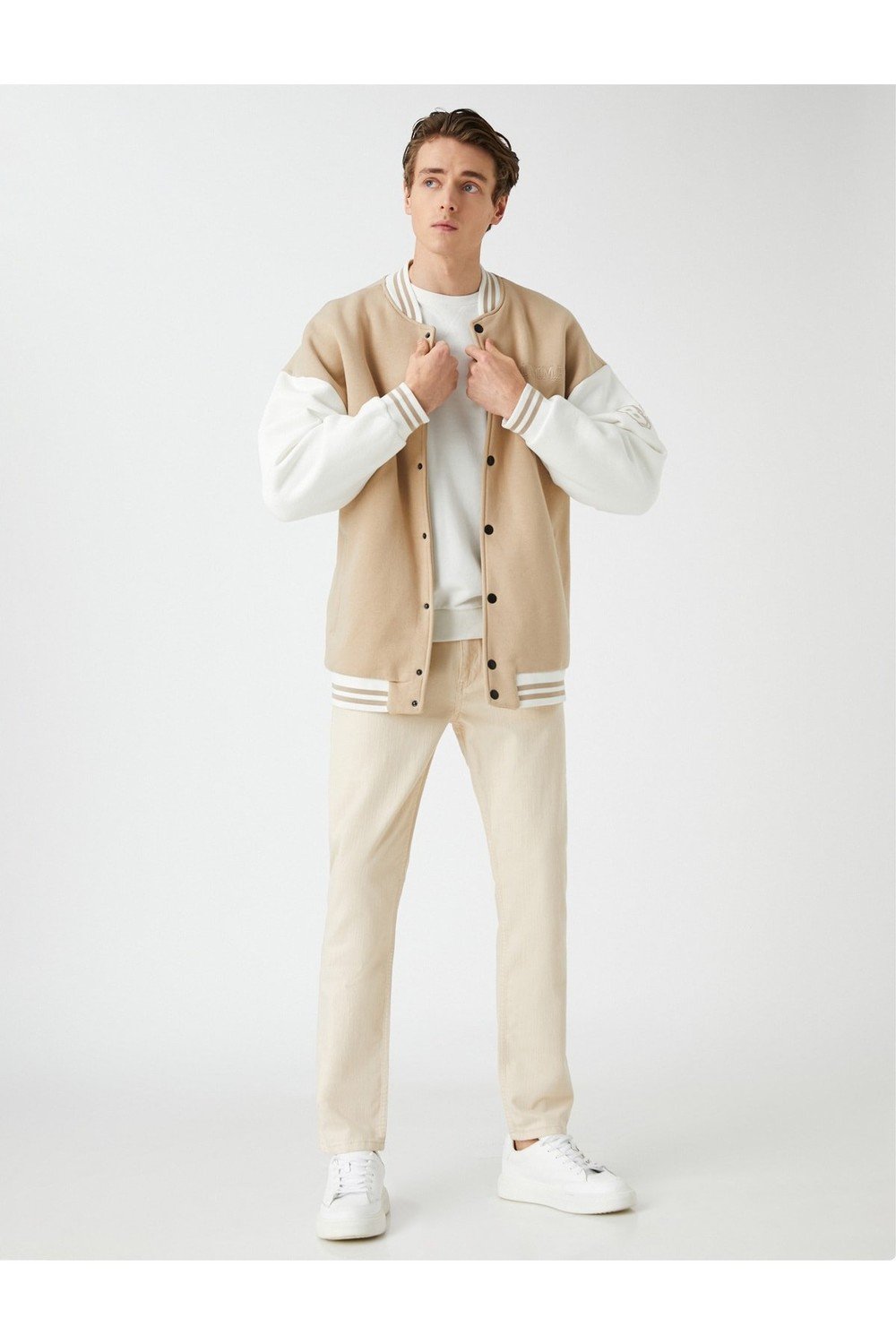 Koton Basic Trousers with Button Detailed Pockets