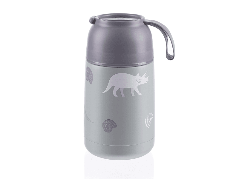 Zopa Termoska na jídlo se silikonovým držákem 620 ml, Dino