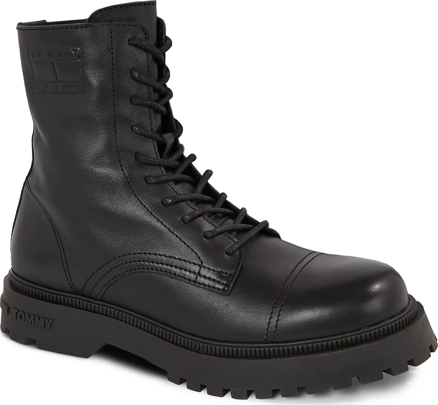 Kotníková obuv Tommy Jeans Tjm Casual Boot EM0EM01244 Black BDS