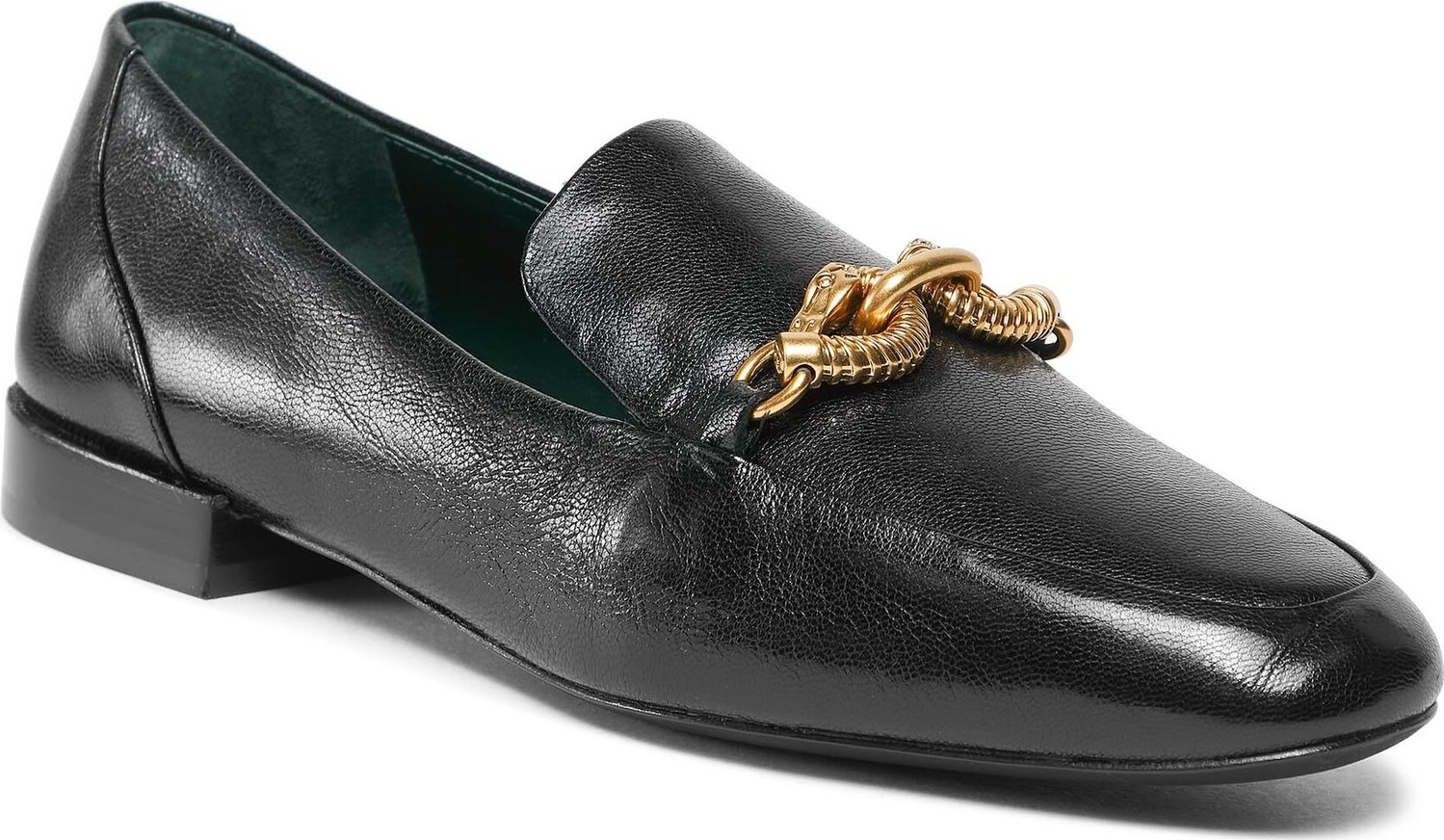 Lordsy Tory Burch Jessa Loafer 152718 Perfect Black / Gold 006