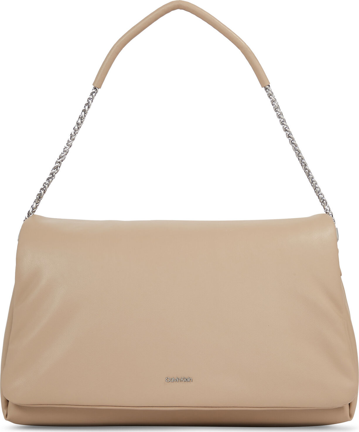 Kabelka Calvin Klein Puffed Shoulder Bag K60K611539 Silver Mink A04