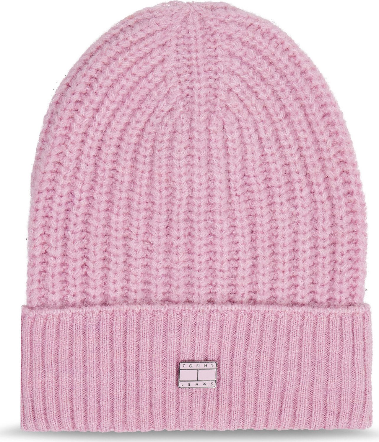 Čepice Tommy Jeans Tjw Cosy Knit Beanie AW0AW15462 French Orchid TOB