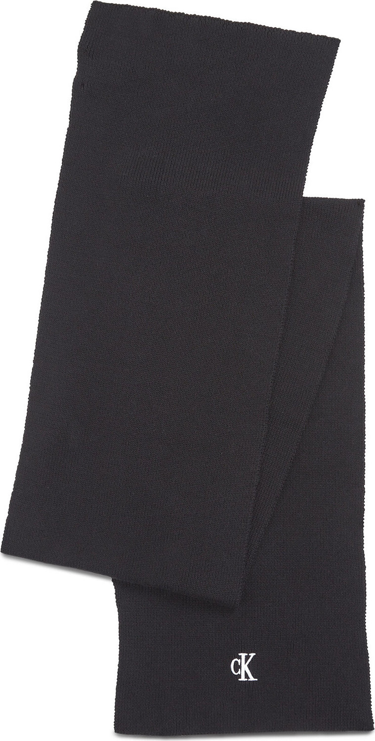 Šál Calvin Klein Jeans Archive Logo Scarf K60K611265 Black BDS