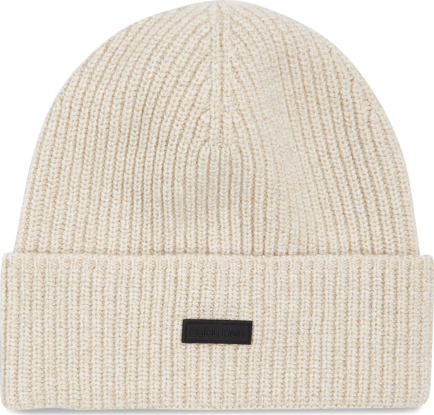 Čepice Calvin Klein Daddy Wool Beanie K50K510984 Egret YAH