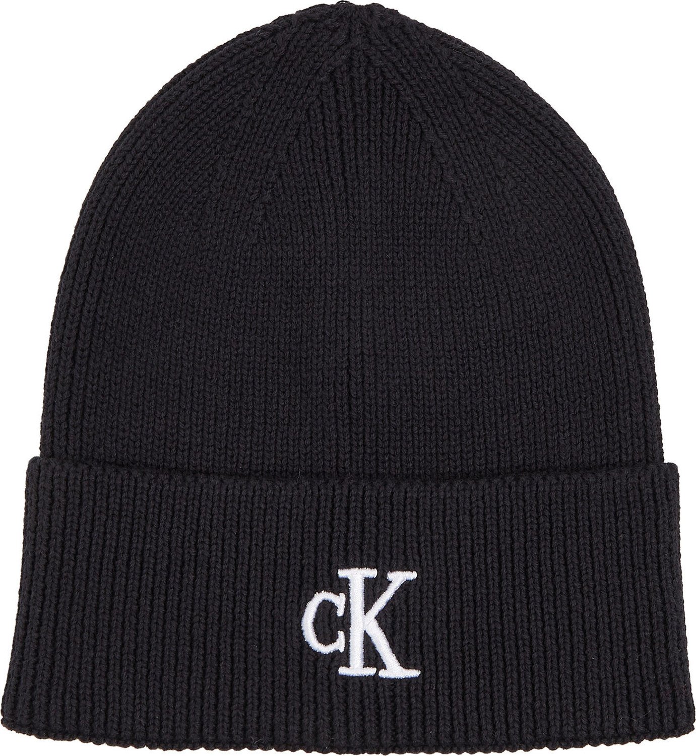 Čepice Calvin Klein Jeans Archive Logo Beanie K60K611255 Black BDS