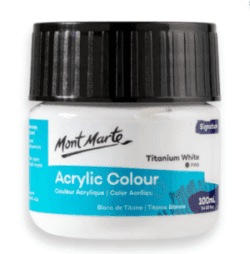 Akrylová barva Mont Marte,100 ml - titanová bílá