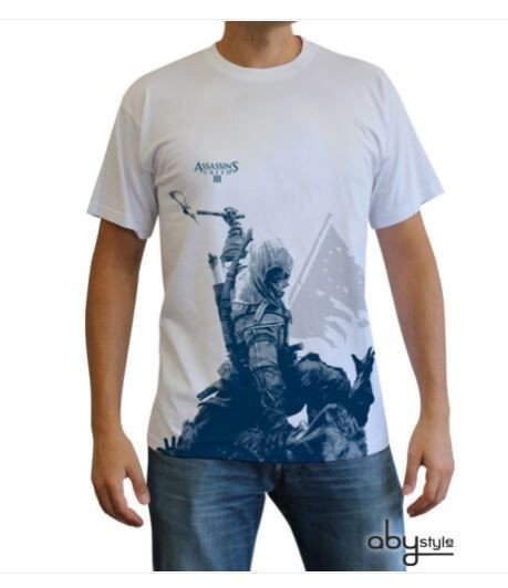 ABYstyle Tričko Assassins Creed 3 - Connor kneel down Vel. XL