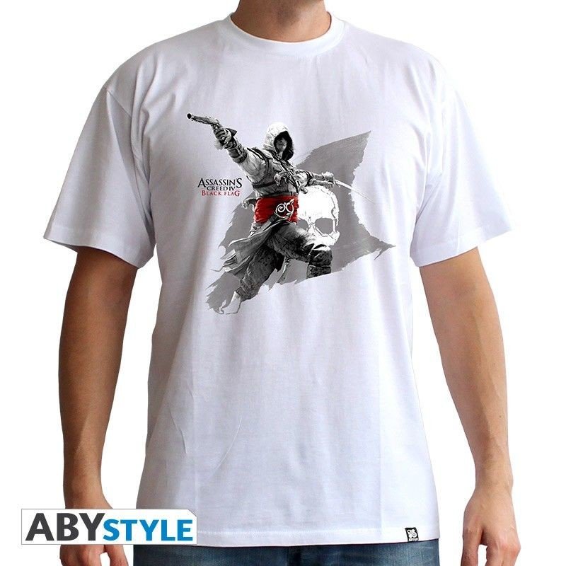 ABYstyle Tričko Assassins Creed Edward Flag - vel. S