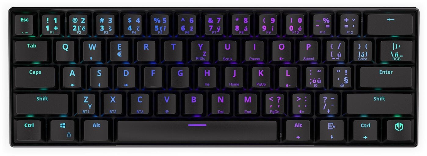 Endorfy Thock Compact Wireless, Kailh Box Red, CZ/SK - EY5C001