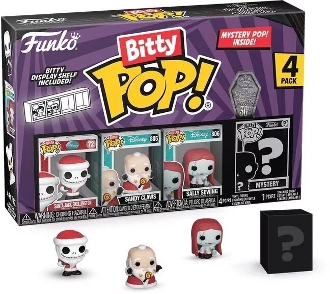 Figurka Funko Bitty POP! Disney - The Nightmare Before Christmas 4-pack Series 4 - 0889698730228