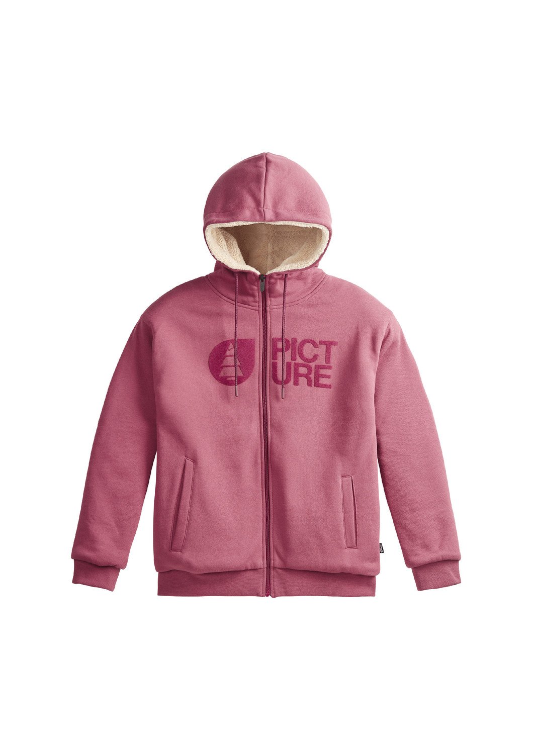 Mikina PICTURE Basement Plush, Maroon velikost: M