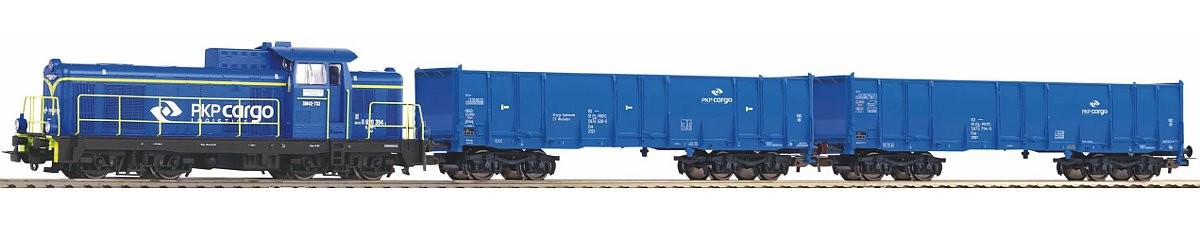 Piko 97937 Startovací sada nákladní vlak SM42 s dvěma vozy PKP