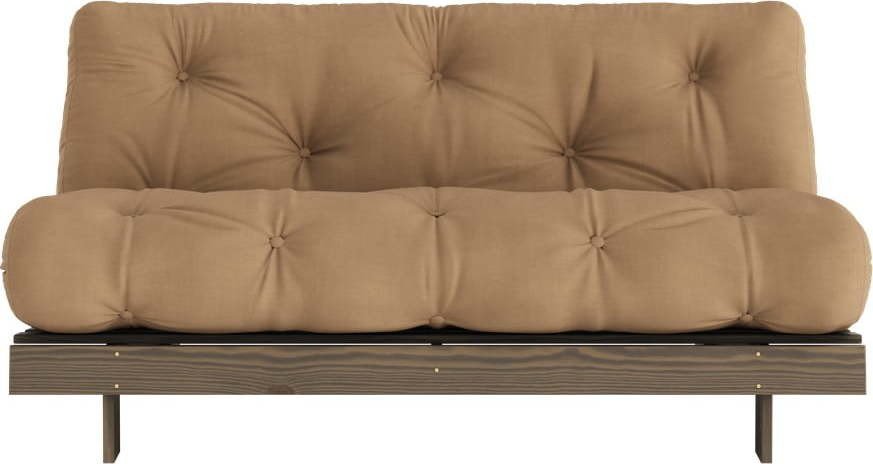 Světle hnědá rozkládací pohovka 160 cm Roots – Karup Design