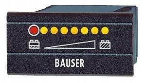 Panelový kontrolér pro trakční baterie Bauser 828, 12 V/DC