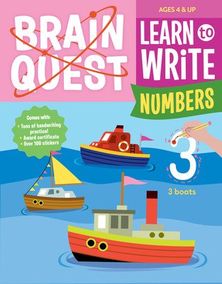 Brain Quest Learn to Write: Numbers (Workman Publishing)(Paperback)