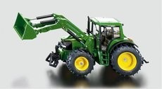 Siku Farmer  Traktor John Deere s čelním nakladačem, měřítko 1:32