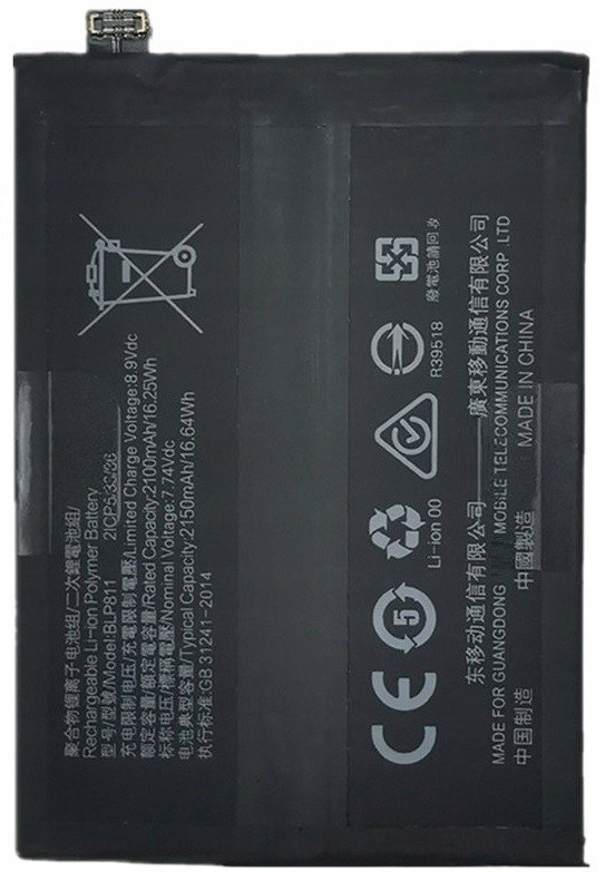 Nová baterie Oppo Reno 5Z 5 5G BLP811 2150mAh