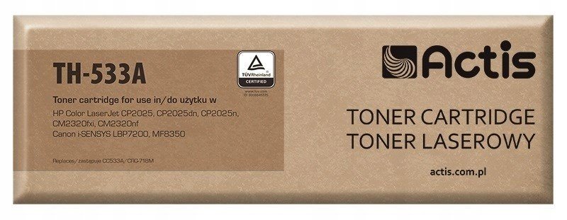 Toner Actis TH-533A (náhrada Hp 304A CC533A, Can