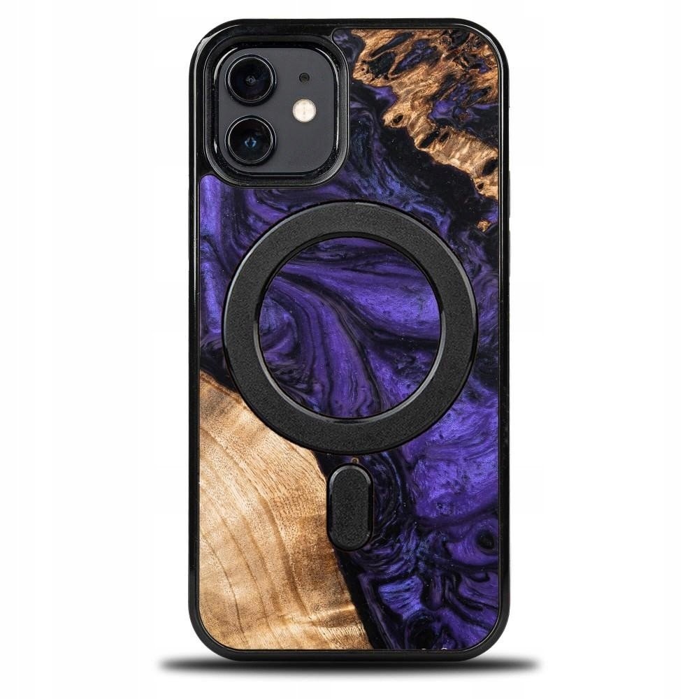 Kryt ze dřeva a pryskyřice pro iPhone 12/12 Pro MagSafe