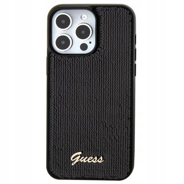 Guess pouzdro Cekiny pro iPhone 15, pouzdro, case