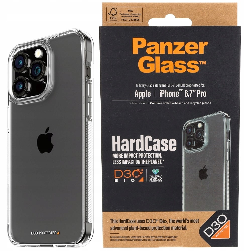 PanzerGlass kryt pro iPhone 15 Pro Max, kryt
