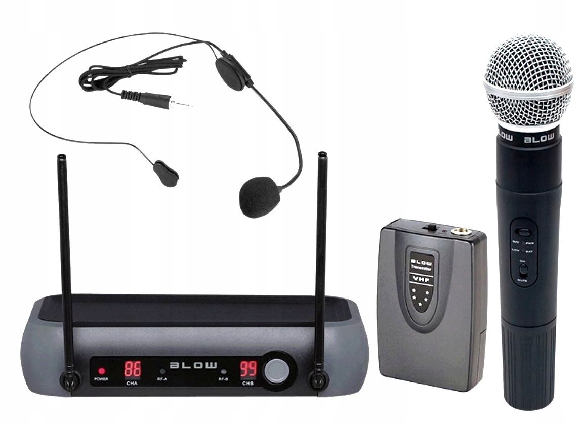 Bezdrátový Mikrofon Karaoke 2 x MIC Dj