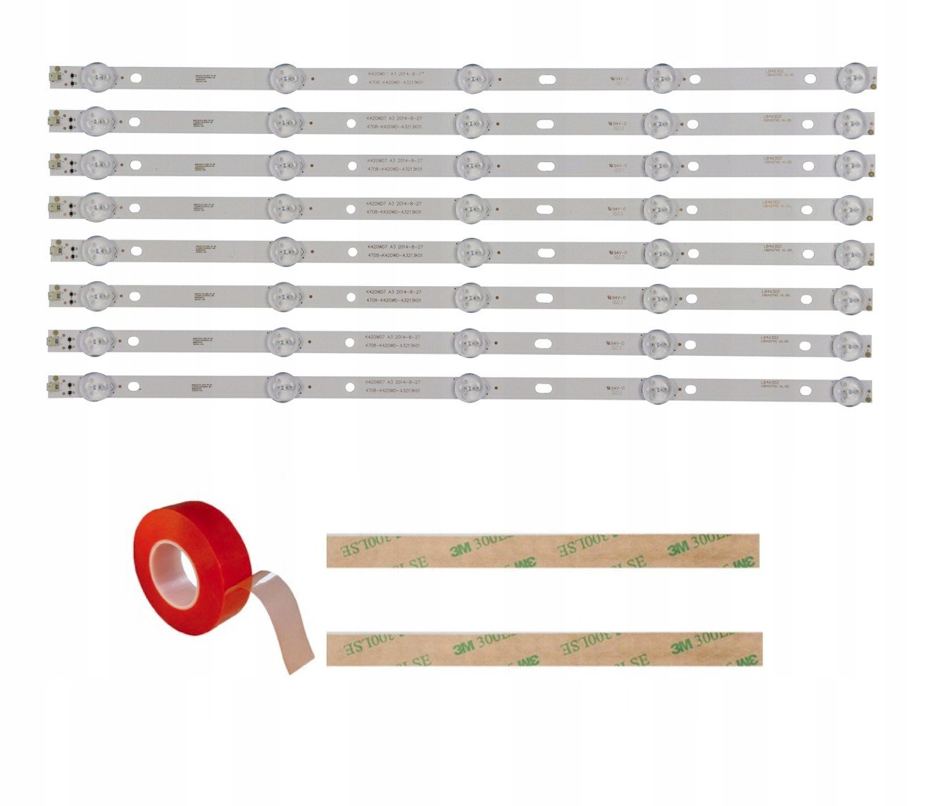 Led Lišty Philips 43PFT4001/12 Sada Hliník