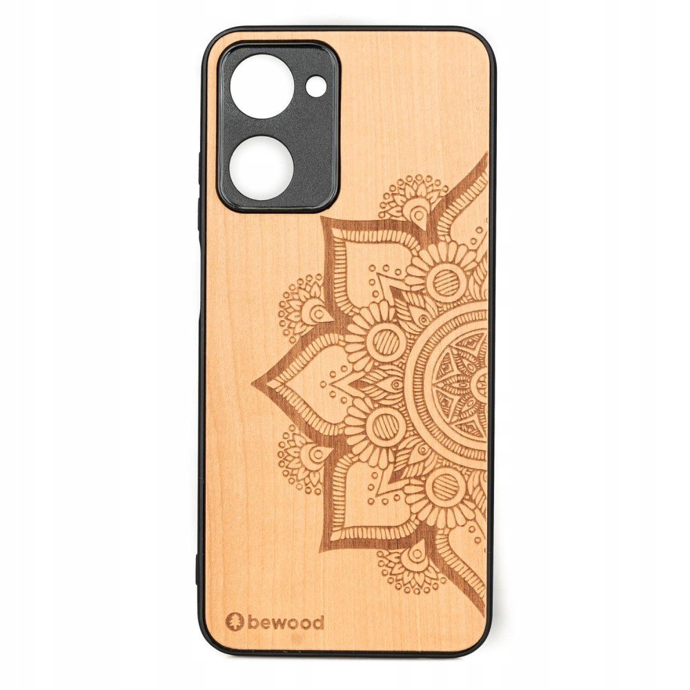 Dřevěné Pouzdro Na Realme 10 4G Mandala Jabloň Case