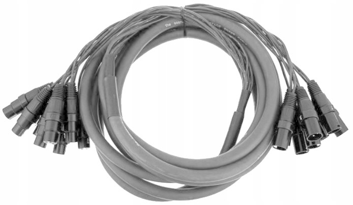 Multicore Xlr vícepárový kabel 5 m 8 kanálů