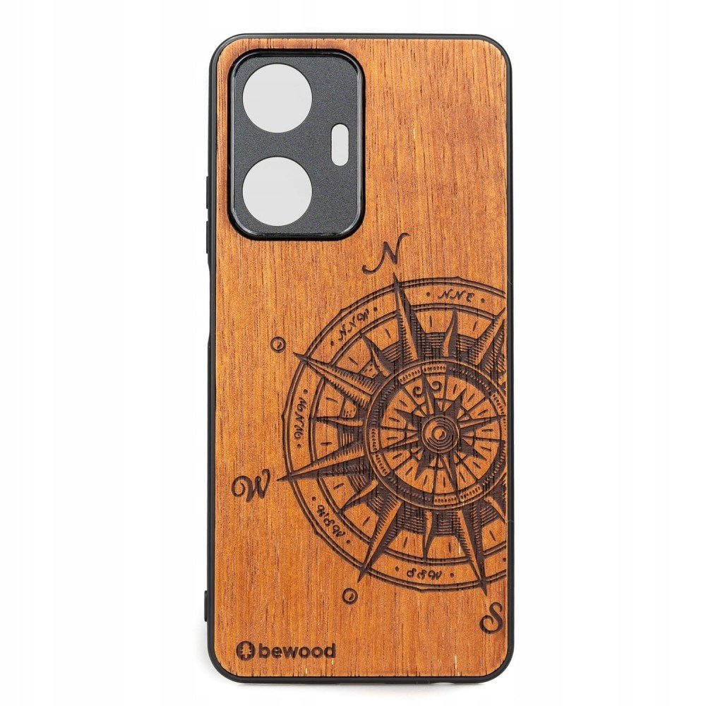 Dřevěné Pouzdro Na Realme C55 Traveler Merbau Case