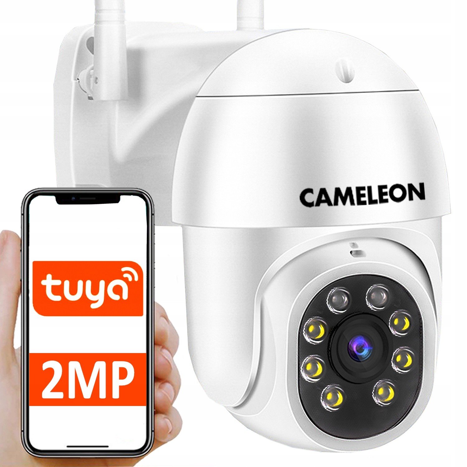 Venkovní kamera otočná Wifi Full Hd Tuya 2Mpx