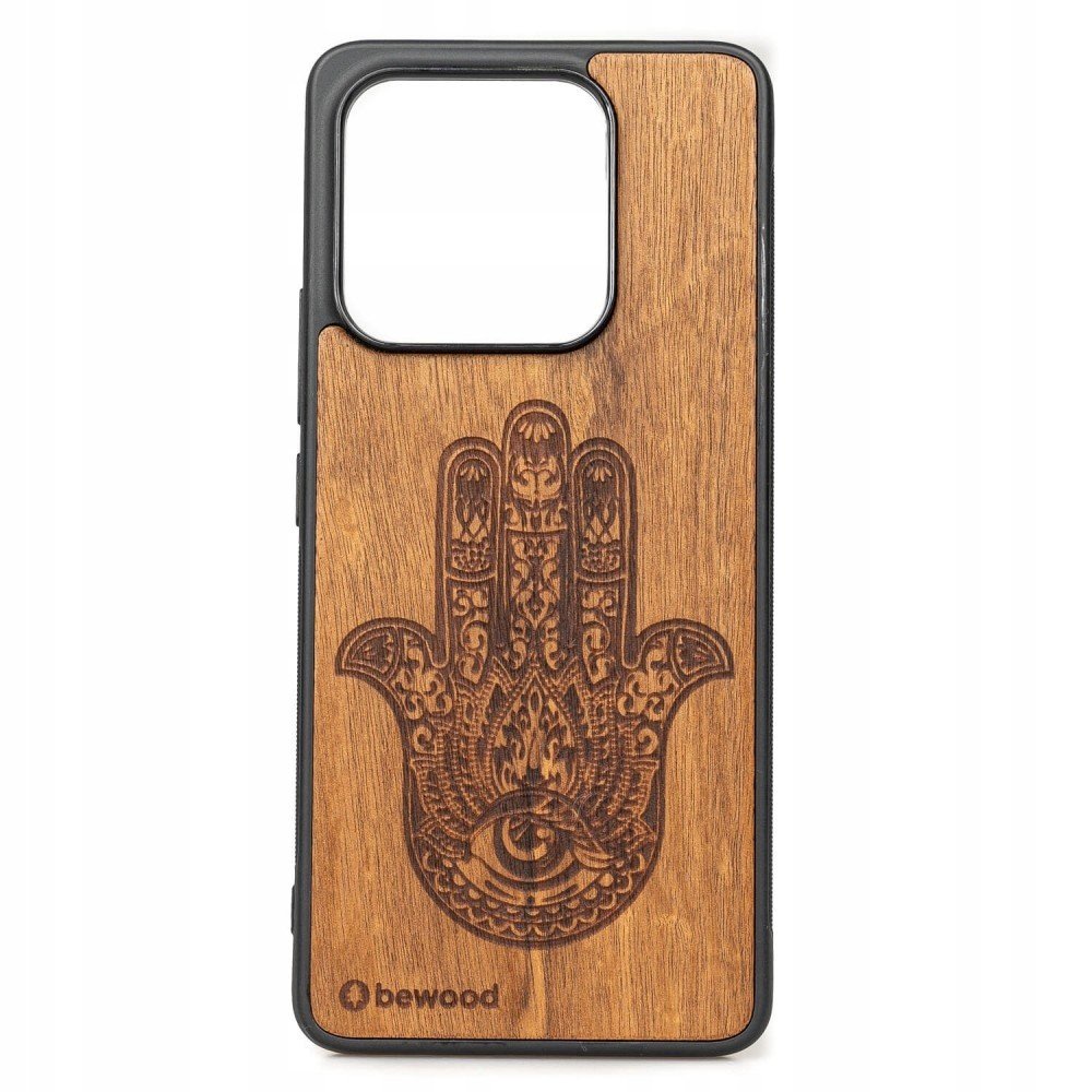 Dřevěné Pouzdro Pro Xiaomi 13 Pro Hamsa Imbuia Case