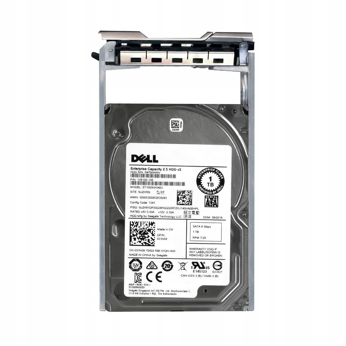 Dell 031N08 1TB 7.2K Sata III 2.5'' ST1000NX0423