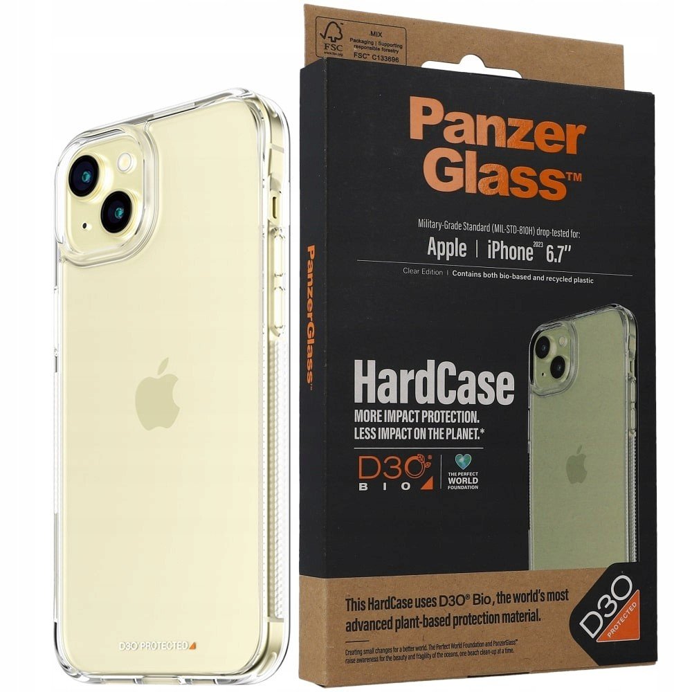 PanzerGlass kryt pro iPhone 15 Plus, kryt, case